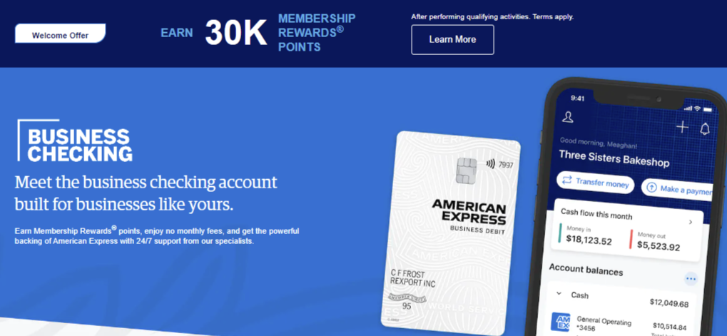 amex business checking